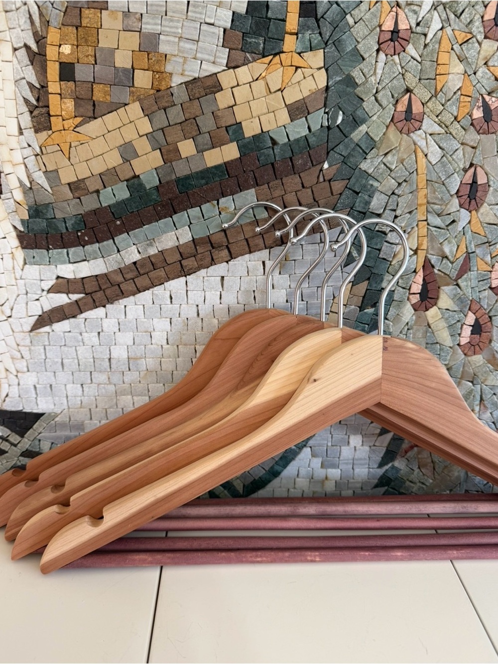 Set of 10 Cedar Hangers